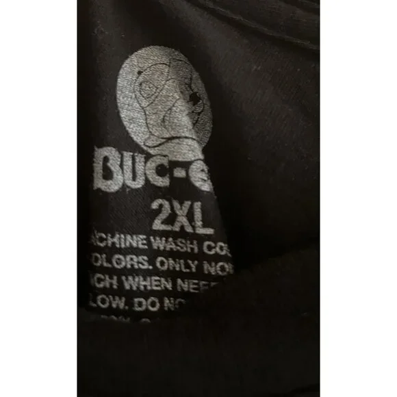 BUC-EES BOO CREW Black 2XL Men's Graphic Tshirt GLOW IN THE DARK! - Picture 5 of 7